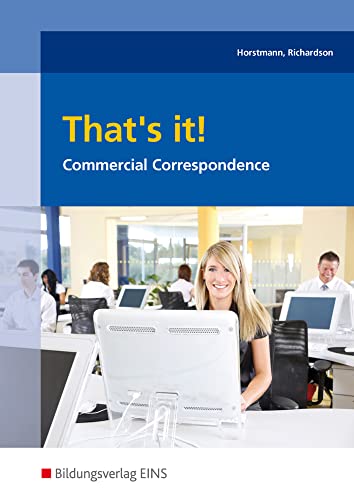That's it!, Commercial Correspondence: Commercial Correspondence Schulbuch von Bildungsverlag Eins
