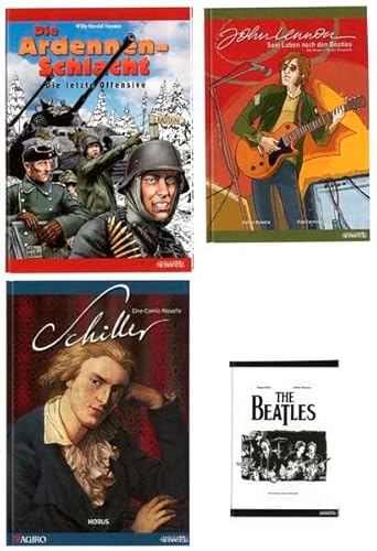 Comic Paket History: Schiller, Ardennenschlacht, John Lennon, The Beatles