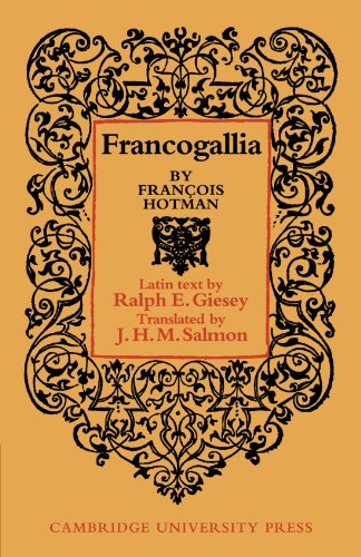 Francogallia (Cambridge Studies in the History and Theory of Politics) von Cambridge University Press