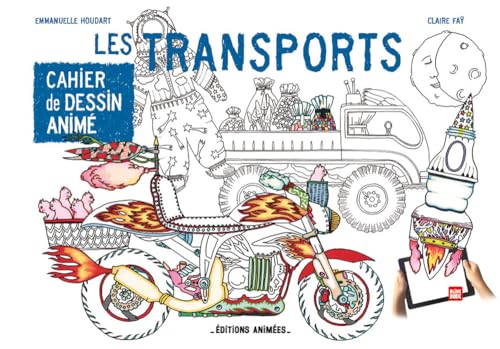 Cahier de Dessin Animé - Les Transports