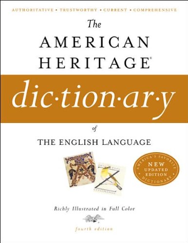 American Heritage Dictionary of the English Language, Fourth Edition