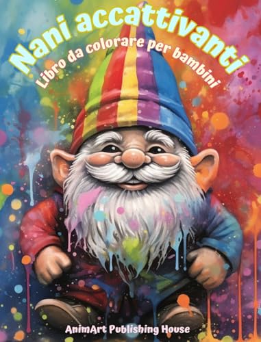 Nani accattivanti | Libro da colorare per bambini | Scene divertenti e creative dal Bosco Magico: Simpatiche immagini di fantasia per i bambini che amano i nani von Blurb