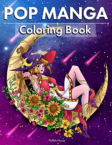 Pop Manga Malbuch: Niedliche und gruselige Zeichnungen für Erwachsene | Perfektes Geschenk für Anime-Liebhaber, Goths, Teens & Mädchen: Cute and ... gift for Anime Lovers, Goths, Teens & Girls