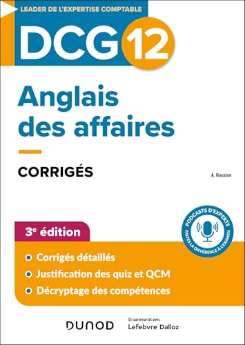 DCG 12 - Anglais des affaires - Corrigés - 3e éd. DCG 12 - Anglais des affaires - Corrigés - 3e éd. von DUNOD