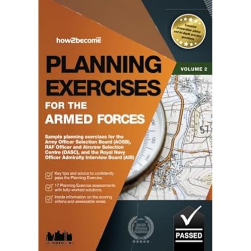 Planning Exercises For The Armed Forces: Sample planning exercises for the Army Officer AOSB, RAF Officer OASC, and the Royal Navy Officer AIB (Testing Series) von How2Become Ltd