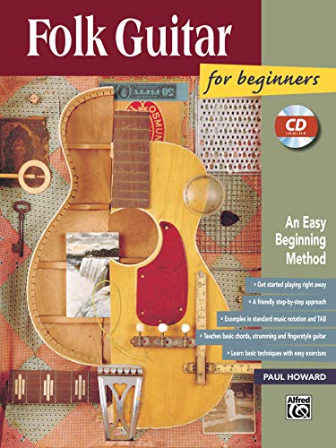 Folk Guitar for Beginners: An Easy Beginning Method, Book & Enhanced CD