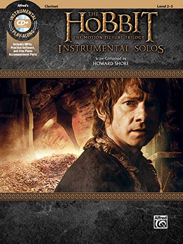 The Hobbit: The Motion Picture Trilogy Instrumental Solos - Clarinet (Pop Instrumental Solo): Klarinette (incl. CD) von Alfred Music