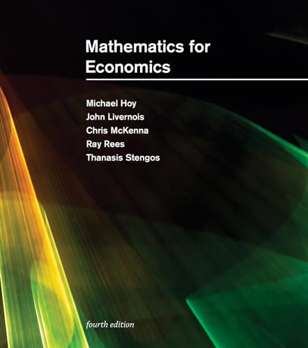 Mathematics for Economics, fourth edition