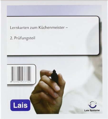 Lernkarten zum Küchenmeister: 2. Prüfungsteil