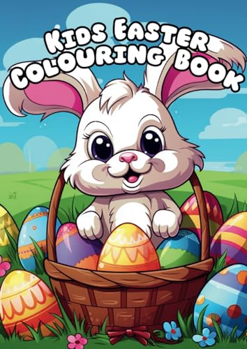 Kids Easter Colouring Book - 48 Pages of Colouring Fun!
