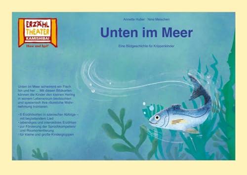 Unten im Meer / Kamishibai Bildkarten: 6 Bildkarten für das Erzähltheater von Hase und Igel Verlag GmbH