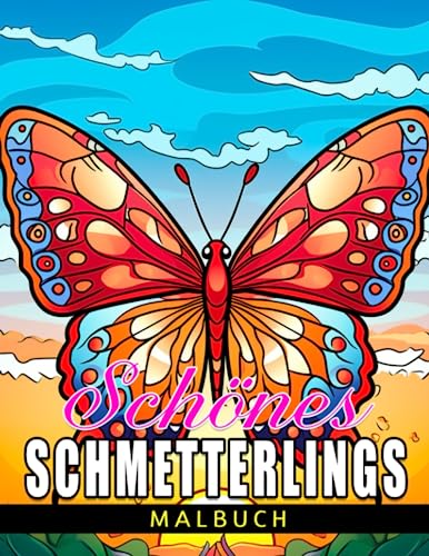 Wunderschönes Schmetterlings-Malbuch: 30 Schmetterlings-Designs für Kinder von 5-12 Jahren: Entspannen Sie sich und lassen Sie sich von wunderschönen ... die für Stressabbau optimiert sind. von Independently published