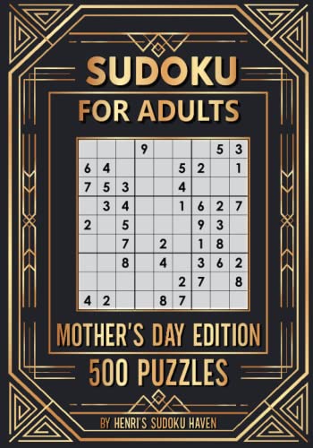 Sudoku for Adults: Mother´s Day Edition