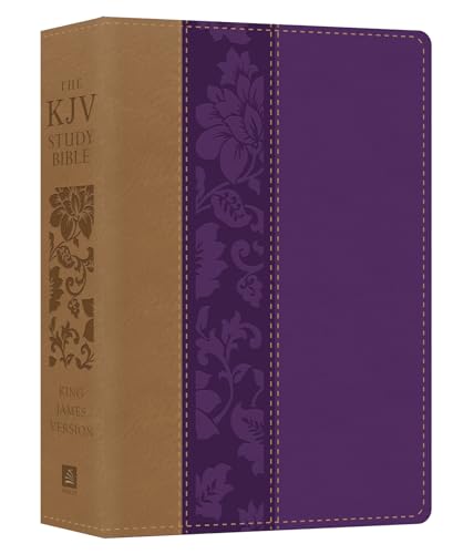 The KJV Study Bible - Large Print [violet Floret]: King James Version, Violet Floret: Red Letter Edition