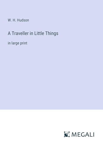 A Traveller in Little Things: in large print von Megali Verlag