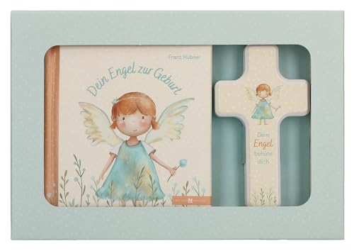 Butzon & Bercker Geschenkset zur Geburt – Dein Engel zur Geburt, Buch mit Segenswünschen und Holzkreuz im Boho-Design, Geschenk für Eltern und Neugeborene, liebevolle Erinnerung zur Geburt Butzon & Bercker Geschenkset zur Geburt – Dein Engel zur Geburt, Buch mit Segenswünschen und Holzkreuz im Boho-Design, Geschenk für Eltern und Neugeborene, liebevolle Erinnerung zur Geburt