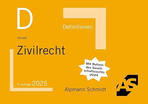 Definitionen Zivilrecht von Alpmann Schmidt Verlag