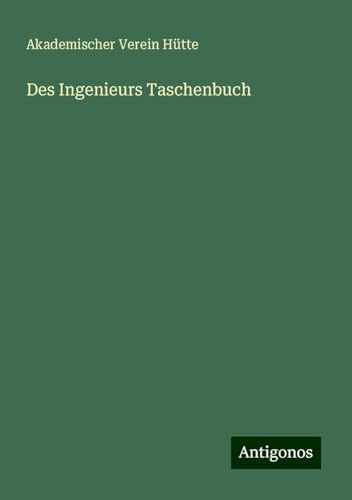 Des Ingenieurs Taschenbuch