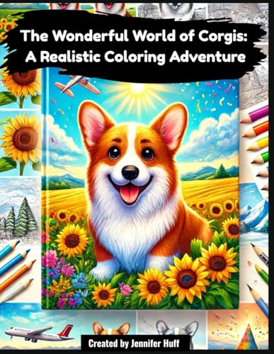 The Wonderful World of Corgis: A Realistic Coloring Adventure The Wonderful World of Corgis: A Realistic Coloring Adventure von Independently published