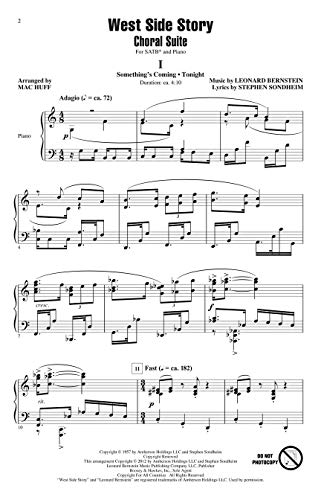 West Side Story: Choral Suite. gemischter Chor (SATB) und Klavier. Chorpartitur.: Choral Suite. mixed choir (SATB) and piano. Partition de chœur. (Broadway Choral Series)