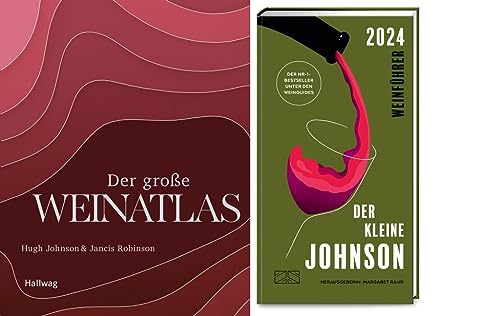 Der große Weinatlas + Der kleine Johnson 2024 im Set + 1 exklusives Postkartenset