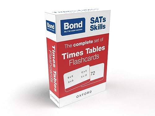 Bond SATs Skills: The complete set of Times Tables Flashcards for KS2