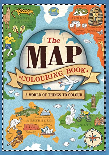 The Map Colouring Book: A World of Things to Colour