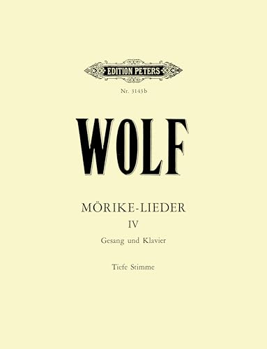 MORIKE-LIEDER: 53 SONGS VOL.4 CHANT