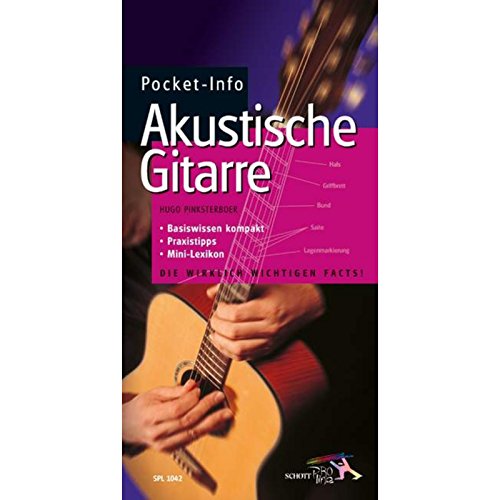 Pocket-Info, Akustische Gitarre: Basiswissen kompakt - Praxistipps - Mini-Lexikon