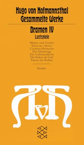 Dramen IV: (Lustspiele)