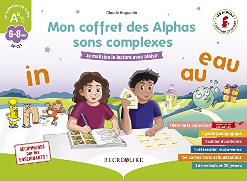 Mon coffret des Alphas sons complexes - Méthode de lecture CP CE1 sur les sons complexes et les consonnes qui changent de prononciation Mon coffret des Alphas sons complexes - Méthode de lecture CP CE1 sur les sons complexes et les consonnes qui changent de prononciation