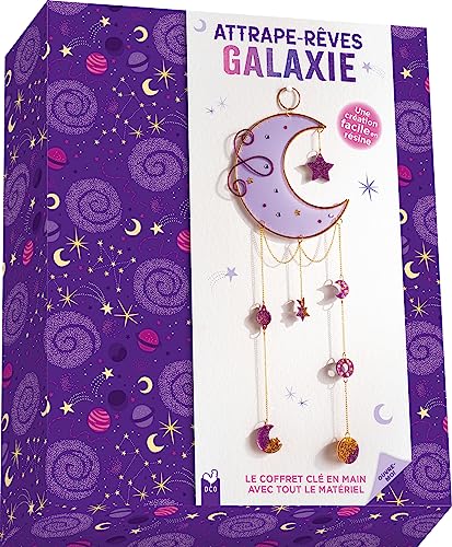 Attrape-rêves galaxie - coffret avec accessoires: Le coffret clé en main avec tout le matériel