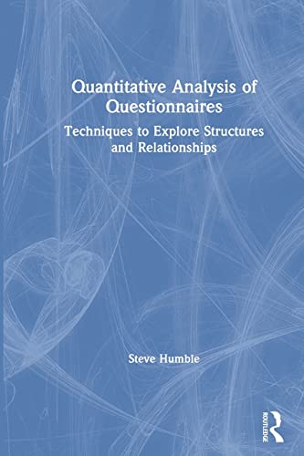 Quantitative Analysis of Questionnaires: Techniques to Explore Structures and Relationships von Routledge