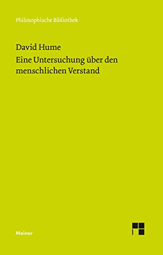 Eine Untersuchung über den menschlichen Verstand (Philosophische Bibliothek) von Meiner Felix Verlag GmbH
