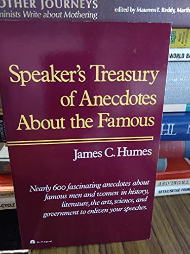Speaker's Treasury of Anecdotes About the Famous