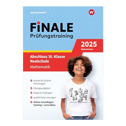 FiNALE Prüfungstraining Abschluss 10. Klasse Realschule Niedersachsen: Mathematik 2025 Arbeitsbuch mit Lösungsheft und Lernvideos FiNALE Prüfungstraining Abschluss 10. Klasse Realschule Niedersachsen: Mathematik 2025 Arbeitsbuch mit Lösungsheft und Lernvideos