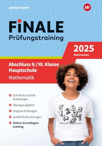 FiNALE Prüfungstraining Abschluss 9./10. Klasse Hauptschule Niedersachsen: Mathematik 2025 Arbeitsbuch mit Lösungsheft FiNALE Prüfungstraining Abschluss 9./10. Klasse Hauptschule Niedersachsen: Mathematik 2025 Arbeitsbuch mit Lösungsheft von Westermann Lernwelten GmbH