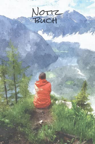 Notizbuch "Königssee" (Notizbücher mit kunstvollem Cover im Aquarell-Stil)