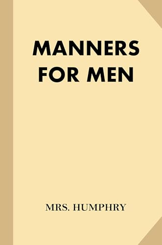 Manners for Men von Anson Street Press