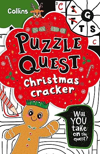 Christmas Cracker: Solve more than 100 puzzles in this adventure story for kids aged 7+ (Puzzle Quest) von Collins