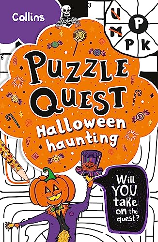 Halloween Haunting: Solve more than 100 puzzles in this adventure story for kids aged 7+ (Puzzle Quest) von Collins