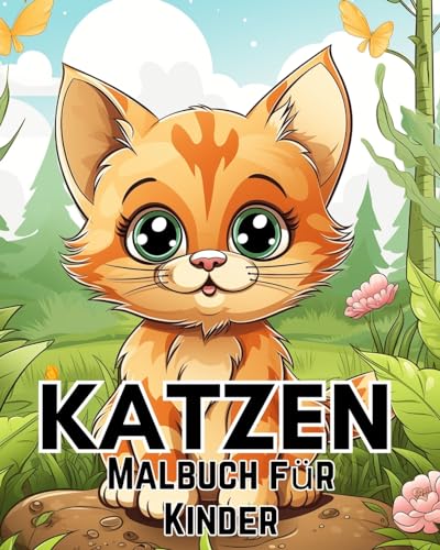 Katzen-Malbuch für Kinder von 8-12 Jahren: Niedliche und liebenswerte Cartoon-Katzen und Kätzchen von Blurb