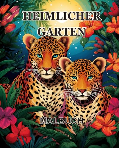 Heimlicher Garten Malbuch: Ein Malbuch für Erwachsene mit magischen Gartenszenen von Blurb Inc