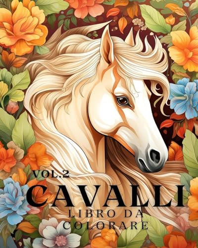 Libro da colorare sui cavalli vol.2: 50 bellissimi ritratti di cavalli, rilassati e trova i tuoi veri colori von Blurb