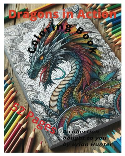 Dragons in Action: Coloring Book von Independently published