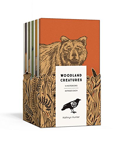 Woodland Creatures: A 10 Notebook Set (Blackbird Letterpress)