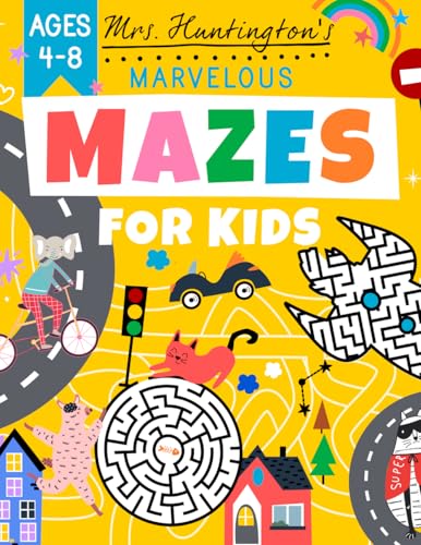 Marvelous Mazes for Kids Ages 4-8: Maze Activity Variety Puzzle Book (Kids Activity Books, Band 1) von Rocket Pants Pty Ltd