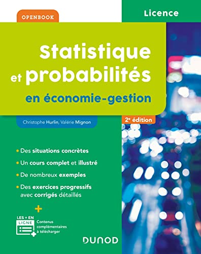 Statistique et probabilités en économie-gestion - 2e éd.: Licence