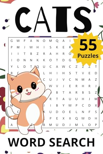 Cats Word Search: Cat Themed Word Puzzles von Independently published