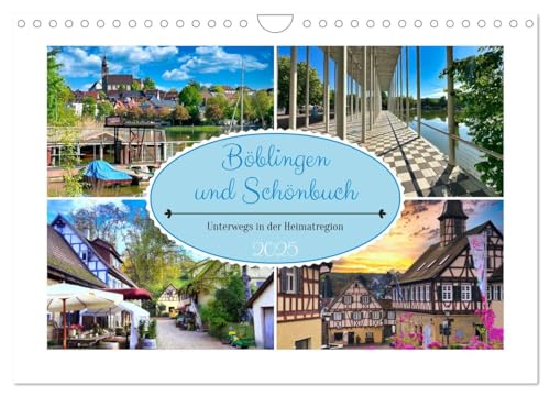 Böblingen und Schönbuch (Wandkalender 2025 DIN A4 quer), CALVENDO Monatskalender von CALVENDO